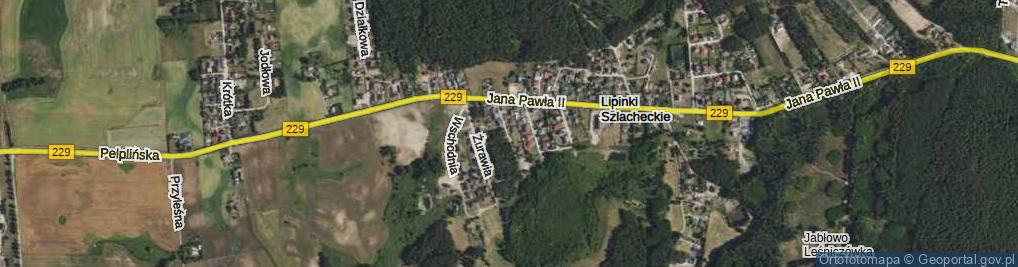 Zdjęcie satelitarne Łąkowa ul.